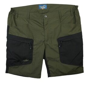 Arrak Outdoor Shorts Men 46x8 Olive Green Black Tactical Hiking Gorpcore Outdoor